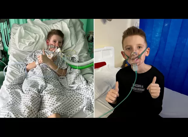 10-year-old lost ability to walk and talk; cause unknown.