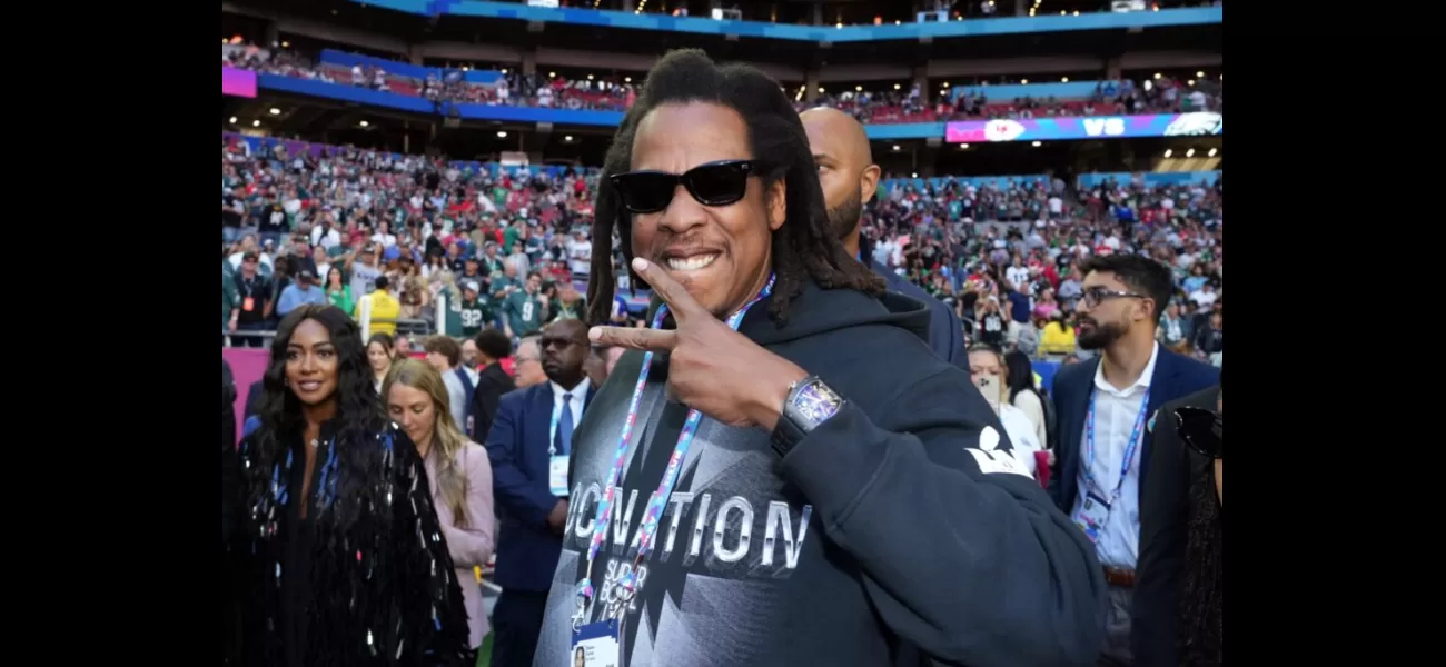 Jay-Z hints at potential for upcoming Super Bowl halftime show appearance.