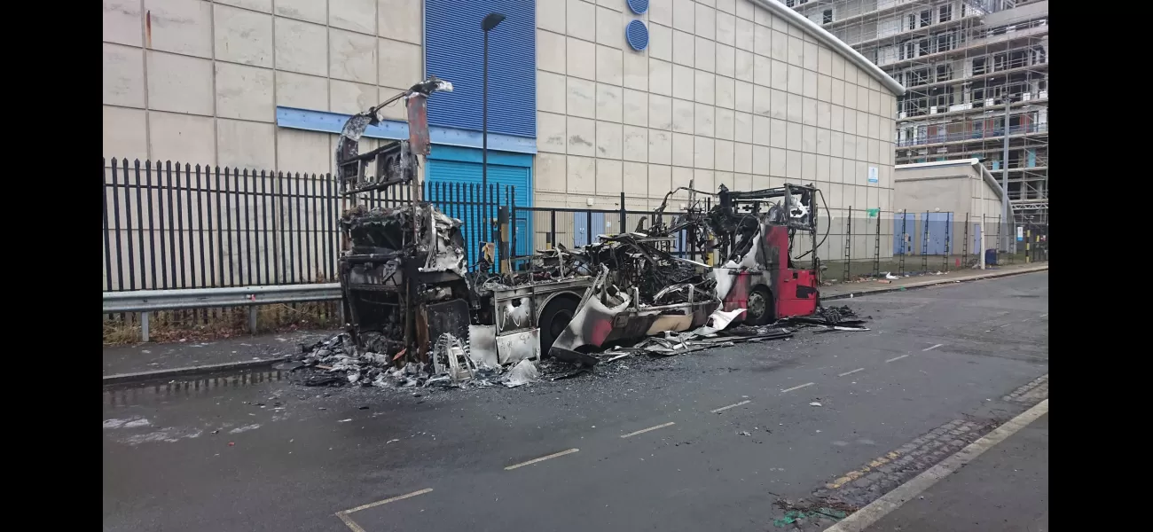 A second London bus catches fire the day after a similar incident with a double-decker.