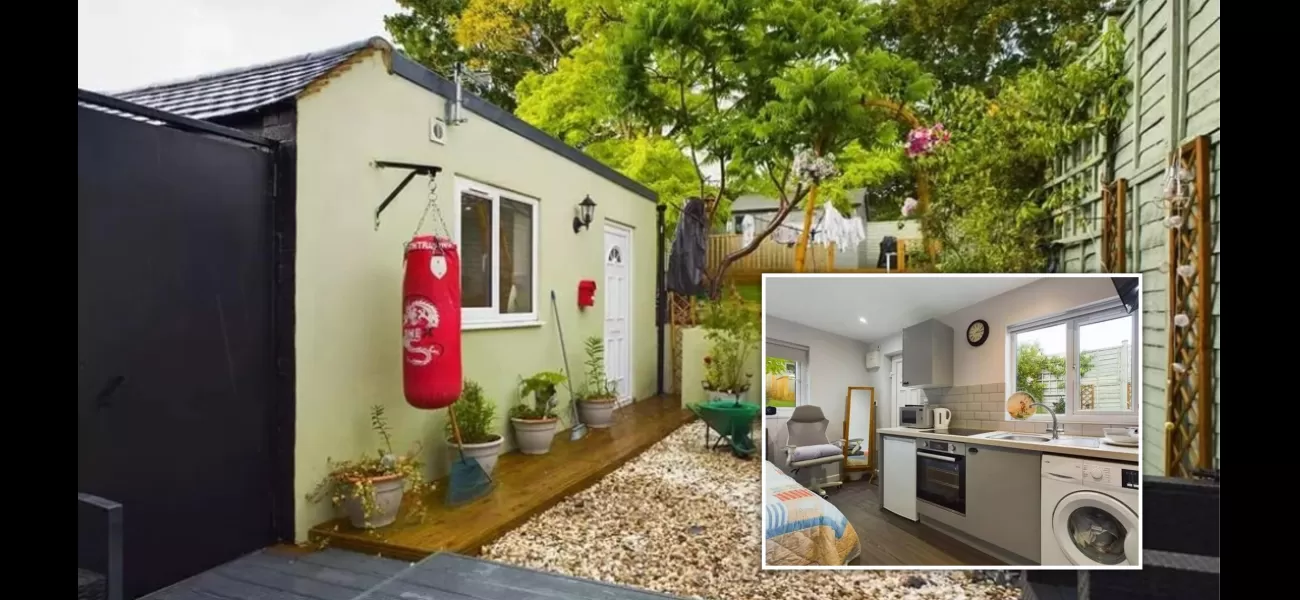 Landlord in London renting out part of their garden for £1,100 per month.