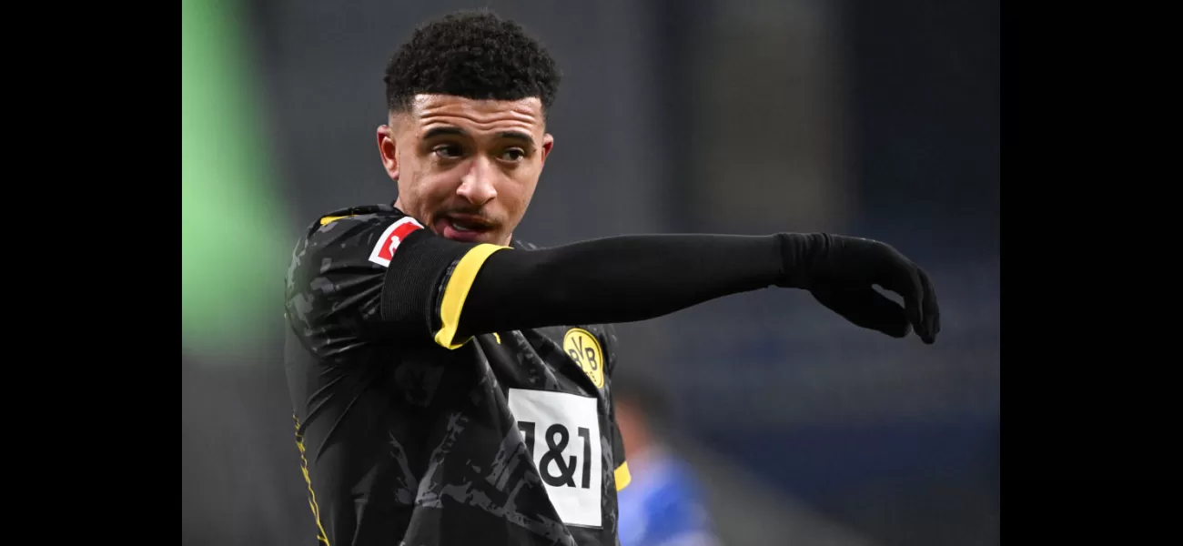A fan heckled Jadon Sancho upon his return to Dortmund, calling him a lazy person.