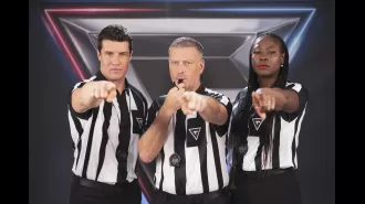 Who are the new referees on the revived show Gladiators?