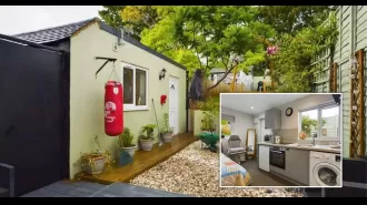 Landlord in London renting out part of their garden for £1,100 per month.
