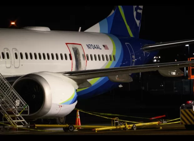 Alaska Airlines is offering a $1,500 compensation to passengers who were on a flight where the door panel blew off while in the air.