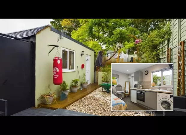 Landlord in London renting out part of their garden for £1,100 per month.