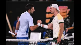 Novak Djokovic predicts a bright future for Dino Prizmic after a close first round match.