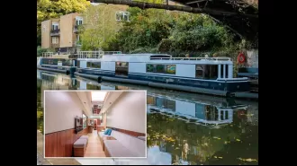 Own a luxurious houseboat in London for just £600,000.