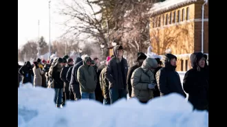 Iowa campaign events impacted by severe winter weather before Jan. 15 caucus.