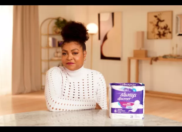 Taraji P. Henson partners with Always Discreet to discuss her experience with bladder leakage.