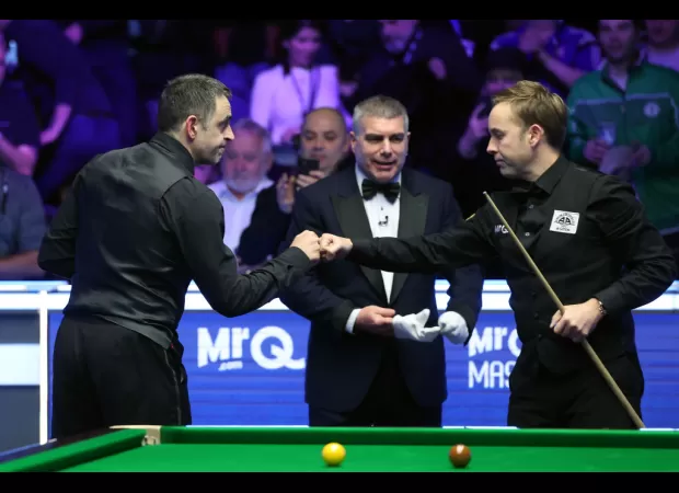 Ronnie O'Sullivan admits that the challenge of testing Ali Carter's mental toughness was the only thing that excited him.