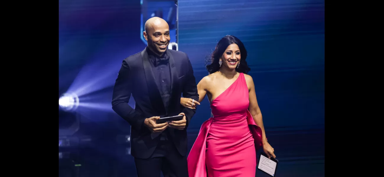 Soccer great Thierry Henry makes sly comment about rival team Tottenham during FIFA Best Awards.