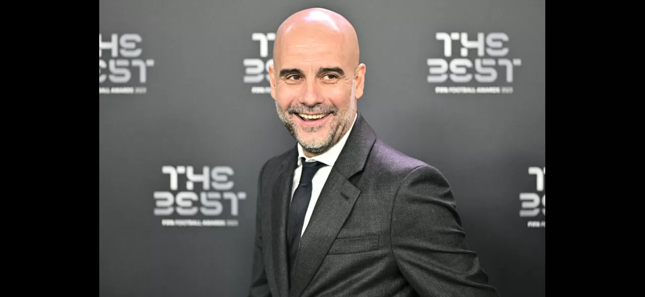 Soccer coach Pep Guardiola swears during live event with Thierry Henry at FIFA Best Awards.