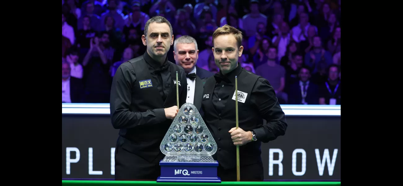 Alan McManus suggested that the true cause of the rivalry between Ronnie O'Sullivan and Ali Carter has been revealed.