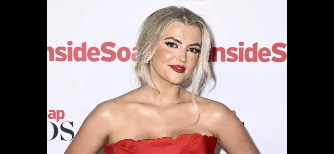 Coronation Street's Lucy Fallon expresses admiration for Strictly Come Dancing champion.