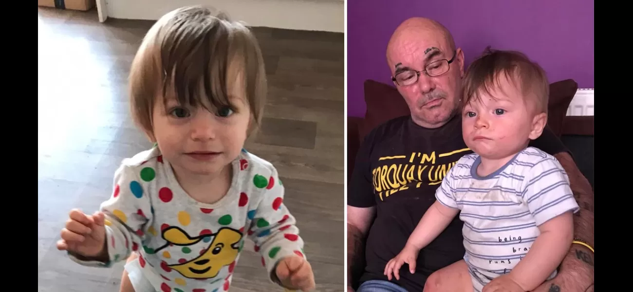 A 2-year-old boy died of starvation while wearing Pudsey pajamas next to his dad, who had a heart attack.