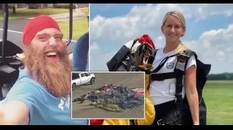 A hot air balloon crash results in the death of four individuals, including a nurse.