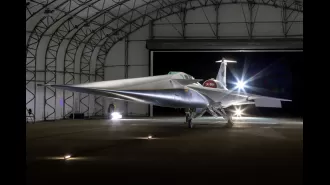 NASA reveals new silent supersonic aircraft capable of traveling between NYC and London in just 3.5 hours.