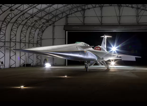 NASA reveals new silent supersonic aircraft capable of traveling between NYC and London in just 3.5 hours.