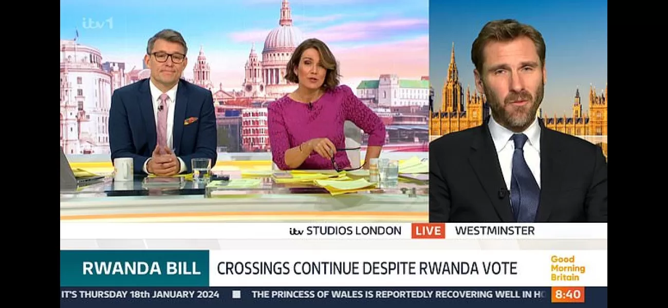 TV host Susanna Reid praised for taking down a Conservative politician in a heated argument.