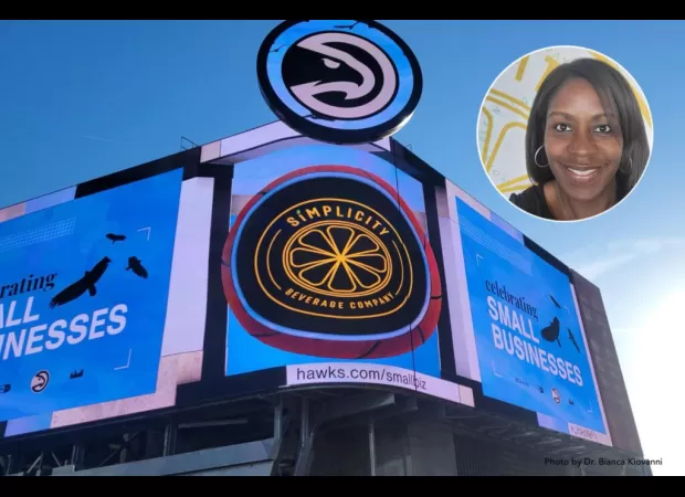 Atlanta Hawks honor Black woman-owned drink company for boosting the city (148 characters)
