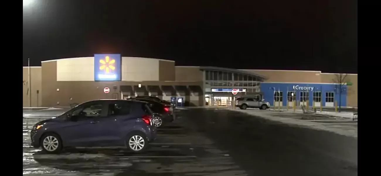 Parents run from police at Walmart and leave their baby behind.