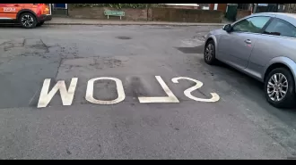 Confusion among residents as highway workers misspell 