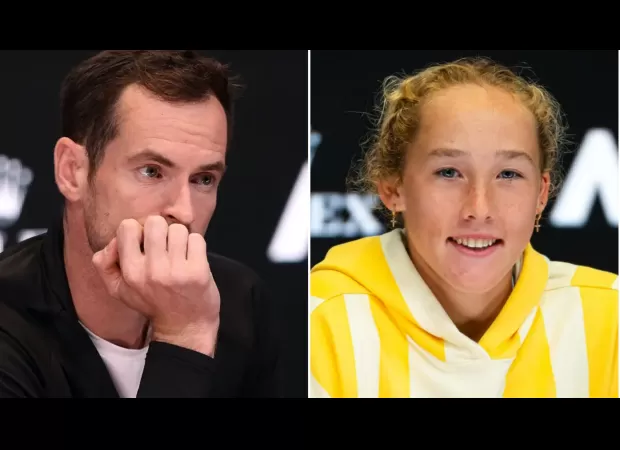 Mirra Andreeva praises Andy Murray and plans to save his tweet as Russian teenager continues successful run at Australian Open.