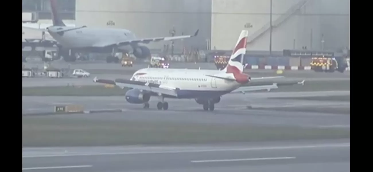 British Airways plane had to make an emergency landing at Heathrow Airport due to fumes in the cockpit.