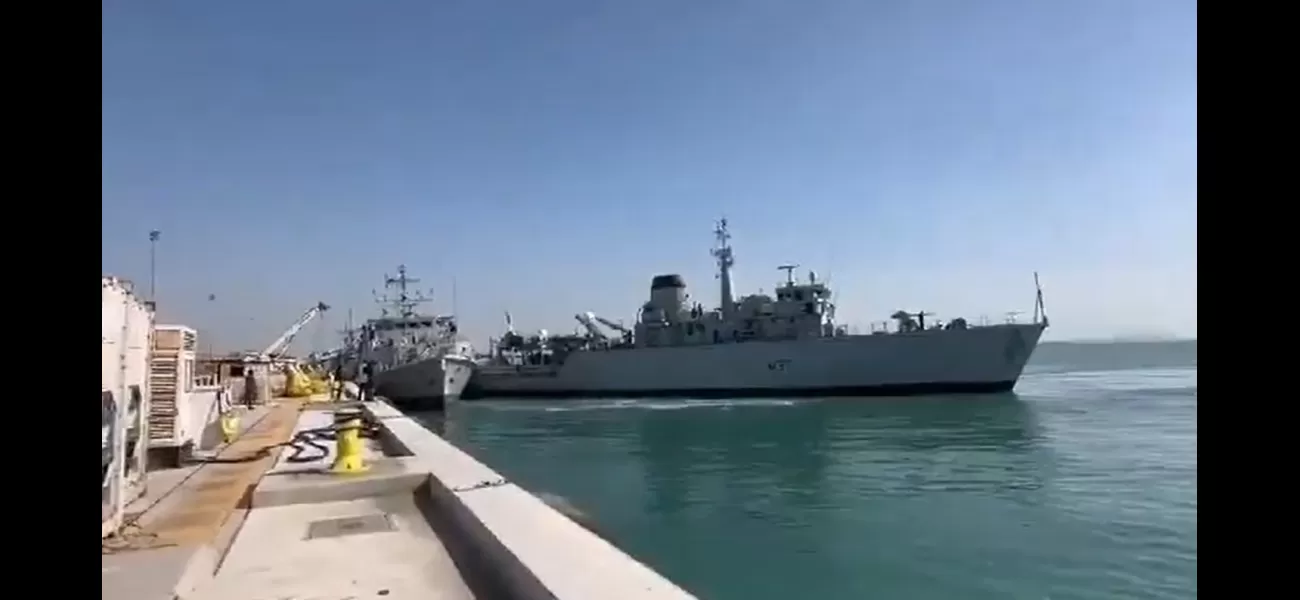 Two UK naval vessels crashed and their defense secretary is unaware of the cause.
