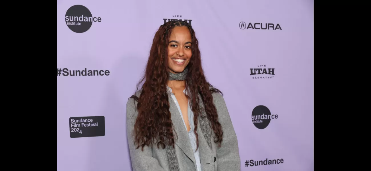 Malia Obama makes an appearance at Sundance Film Festival for her first short film, 'The Heart'.