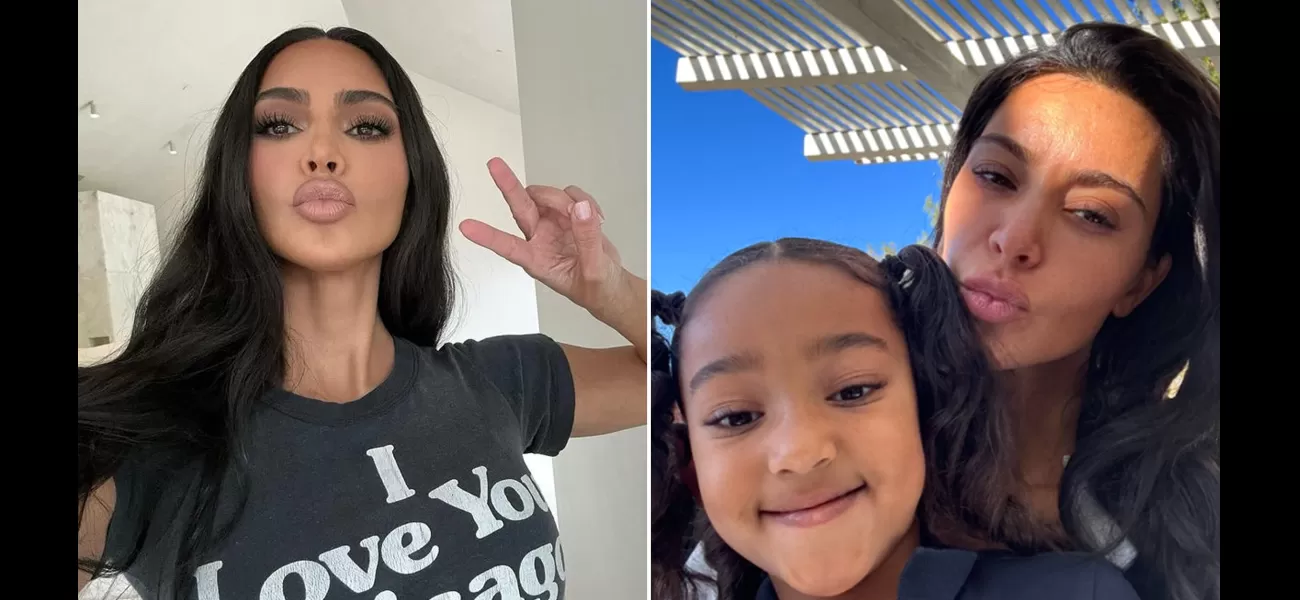 Kim Kardashian looks stunning in unedited photos that were accidentally released, while her daughter North West causes chaos on TikTok.