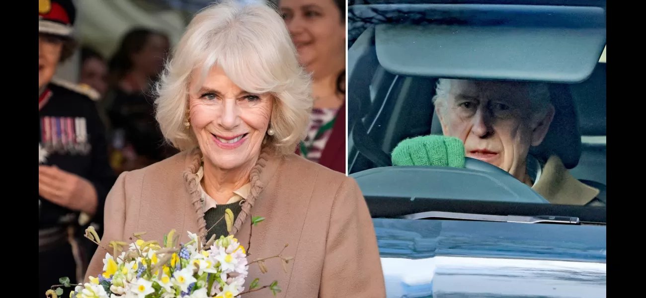 Queen Camilla warns King Charles to take it easy as he prepares for surgery, implying he works too hard.