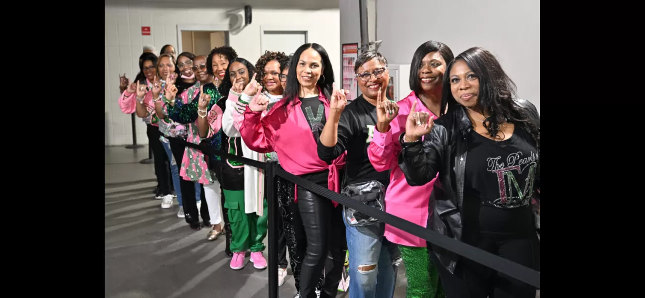 AKA sisters gather handbags for homeless women in Atlanta.