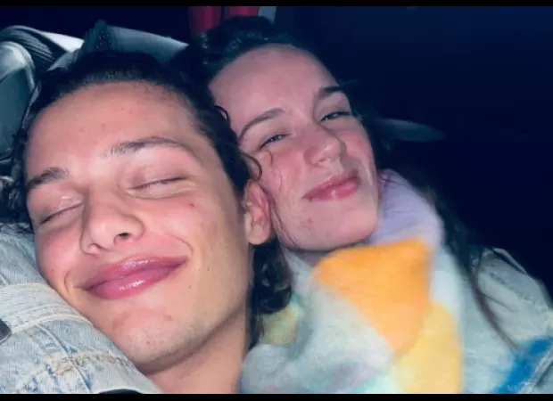 Bobby Brazier and Ellie Leach show affection on Strictly Come Dancing tour.