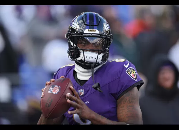 Lamar Jackson leads Baltimore Ravens to AFC Championship game.