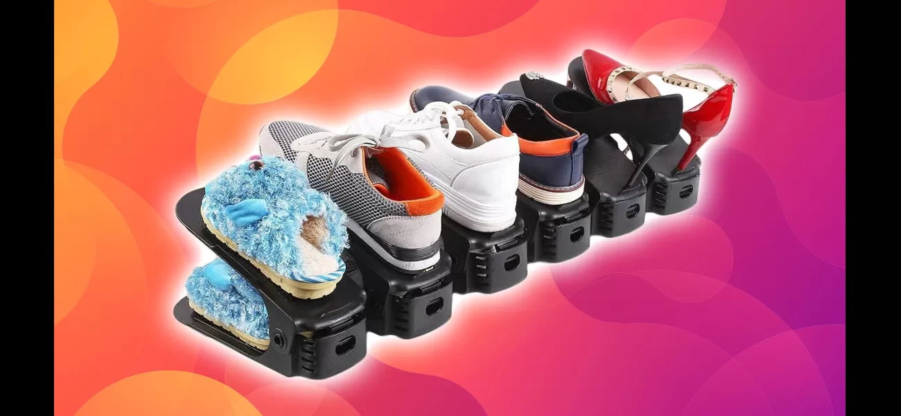 Organize your shoe collection easily with this £15 hack that maximizes space.