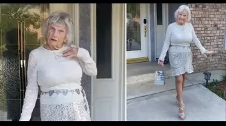 91-year-old shares style tips that make her look younger.