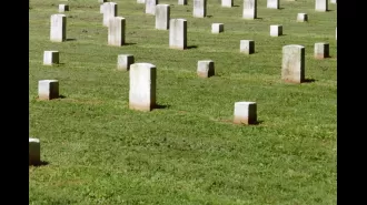 Many unmarked graves discovered at old black cemetery on Air Force Base.