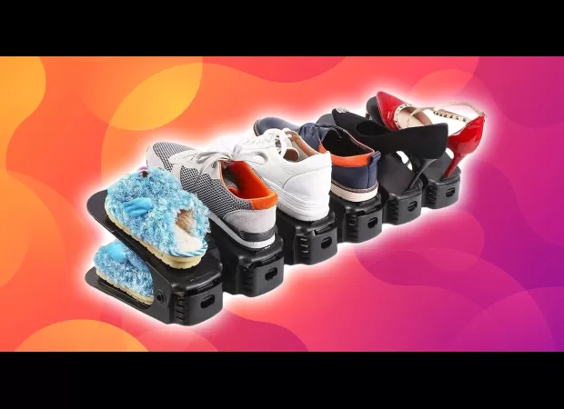 Organize your shoe collection easily with this £15 hack that maximizes space.