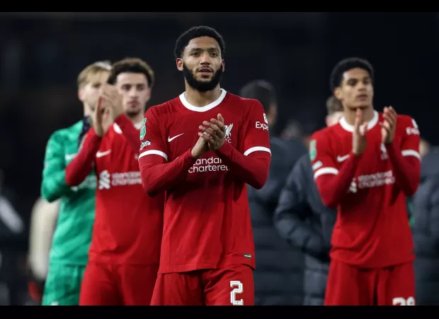 Manager Klopp praises Gomez for his crucial role in Liverpool's Carabao Cup final qualification.