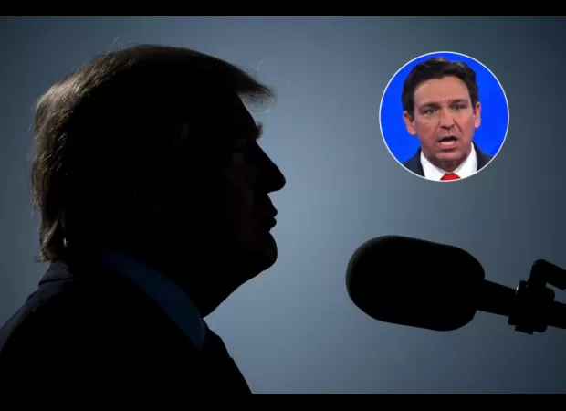 Desantis backs Trump after quitting campaign.