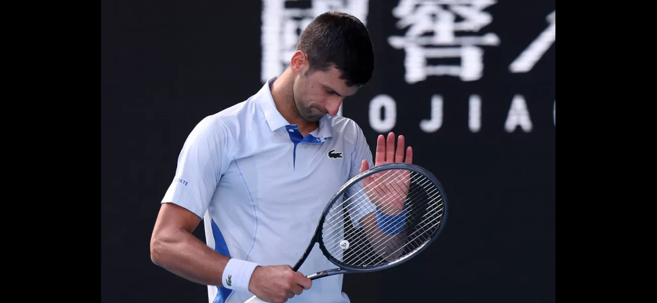 Novak Djokovic, who had a six-year winning streak at the Australian Open, expressed his surprise and disappointment after losing in the tournament.