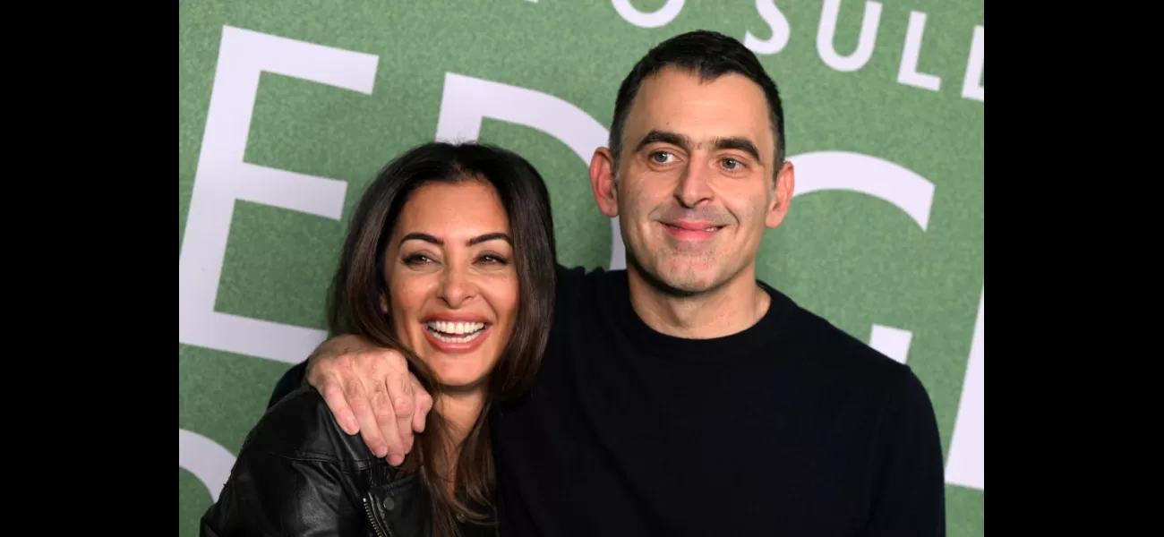 Ronnie O'Sullivan's partner, Laila Rouass, scolds snooker rival Ali Carter with a 