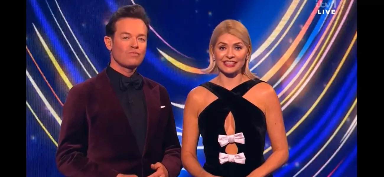 Holly Willoughby said sorry for accidentally swearing at Stephen Mulhern on live TV during Dancing On Ice.