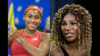 Coco Gauff has equaled Serena Williams' record of appearing in 6 Grand Slam quarterfinals.