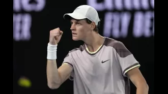 Sinner defeats Medvedev in thrilling turnaround for Australian Open victory.