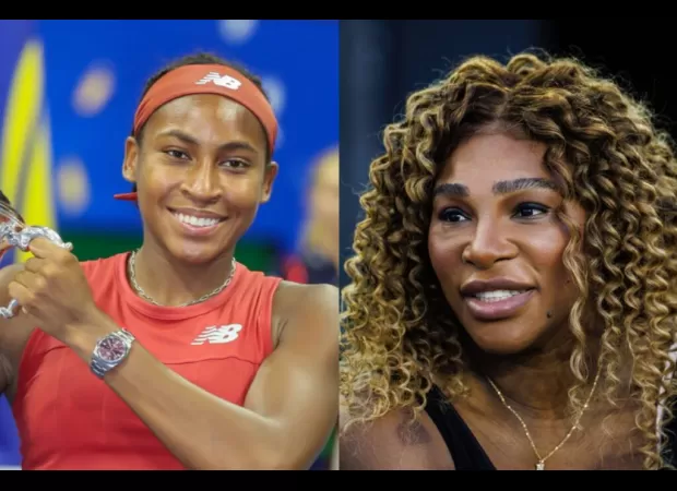 Coco Gauff has equaled Serena Williams' record of appearing in 6 Grand Slam quarterfinals.