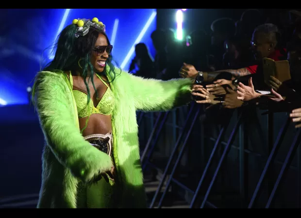 Surprise debut of current TNA Wrestling champion at WWE Royal Rumble.