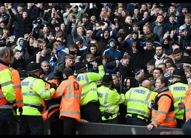 West Brom and Wolves' FA Cup game halted due to issues in the stands.