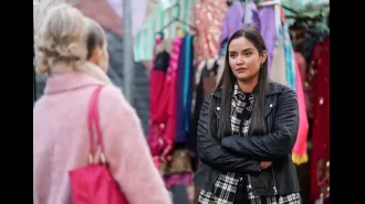 Lauren and Kathy confront a drunken Linda as the end nears on EastEnders.